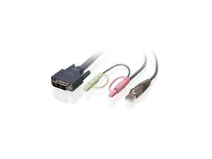 Single Link DVID USB KVM Cable 16 Feet G2L7D05U Single Link DVID USB KVM Cable 16 Feet G2L7D05U