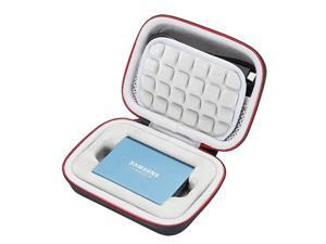 Case for Samsung T5T3T1 Portable 250GB 500GB 1TB 2TB SSD USB 30 External Solid State Drives Carrying Storage Bag Black Grey Lining Case for Samsung T5T3T1 Portable 250GB 500GB 1TB 2TB SSD USB 30 External Solid State Drives Carrying Storage Bag Black Grey Lining