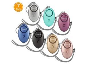 Alarm for Women 140DB Emergency SelfDefense Security Alarm Keychain with LED Light for Women Kids and Elders7 Pack