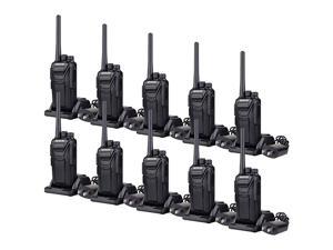RT27 Walkie Talkies Long RangeRechargeable 2 Way Radios Business Two Way RadioVOX USB Charger Military StandardCommercial Construction Warehouse10 Pack