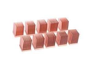 17426 GPU RAM Copper Heatsinks 10x10mm 10pcs Air Cooling Passive Coolers 17426 GPU RAM Copper Heatsinks 10x10mm 10pcs Air Cooling Passive Coolers
