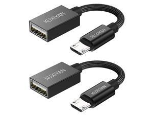 USB to USB USB 20 OTG Cable2 Pack On The Go AdapterUSB Male to USB Female for Samsung S7 S6 Edge S4 S3 LG G4 DJI Spark Mavic Remote Controller Android Tablets Black USB to USB USB 20 OTG Cable2 Pack On The Go AdapterUSB Male to USB Female for Samsung S7 S6 Edge S4 S3 LG G4 DJI Spark Mavic Remote Controller Android Tablets Black
