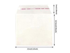 CD/DVD/BluRay Sleeves,Double-Sided Refill Plastic Sleeve for CD and DVD Storage Binders,100 Pack (White) CD/DVD/BluRay Sleeves,Double-Sided Refill Plastic Sleeve for CD and DVD Storage Binders,100 Pack (White)