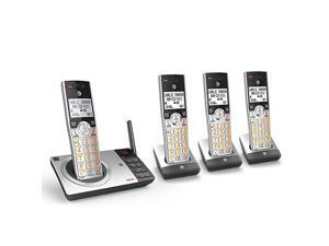 DECT 60 Expandable Cordless Phone with Answering System SilverBlack with 4 Handsets DECT 60 Expandable Cordless Phone with Answering System SilverBlack with 4 Handsets