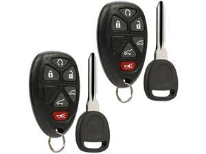 Key Fob Keyless Entry Remote with Ignition Key fits Chevy Cadillac GMC OUC60270 OUC60221 Set of 2 Key Fob Keyless Entry Remote with Ignition Key fits Chevy Cadillac GMC OUC60270 OUC60221 Set of 2