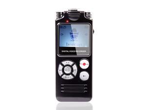 Digital Voice Recorder 16GB Voice Activated Variable Speed Playback Zinc Alloy Shel Built in Ultra Sensitive Microphones and Mp3 Player Black Digital Voice Recorder 16GB Voice Activated Variable Speed Playback Zinc Alloy Shel Built in Ultra Sensitive Microphones and Mp3 Player Black