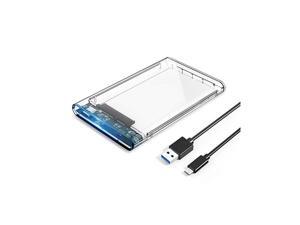 25 External Drive Enclosure SATA to USB C 31 Gen2 6Gbps Transparent Hard Disk Adapter for 795mm HDDSSD Tool Free Disk Case Support UASP Up to 4TB for SamsungXboxPS4Router 25 External Drive Enclosure SATA to USB C 31 Gen2 6Gbps Transparent Hard Disk Adapter for 795mm HDDSSD Tool Free Disk Case Support UASP Up to 4TB for SamsungXboxPS4Router