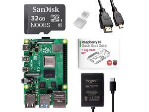 x Raspberry Pi 4 Kit 1 Gig | Barebones | PreInstalled with Noobs | Includes Micro HDMI to HDMI Cable TypeC Power Supply and Quick Start Guide for Raspberry Pi 4 x Raspberry Pi 4 Kit 1 Gig | Barebones | PreInstalled with Noobs | Includes Micro HDMI to HDMI Cable TypeC Power Supply and Quick Start Guide for Raspberry Pi 4