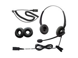 RJ9 NC Duo Office Phone Corded Headset for Analog Office Landline Phone Aastra Avaya Nortel Polycom Mitel ShoreTel Digium AltiGen NEC TalkSwitch Telephones RJ9 NC Duo Office Phone Corded Headset for Analog Office Landline Phone Aastra Avaya Nortel Polycom Mitel ShoreTel Digium AltiGen NEC TalkSwitch Telephones