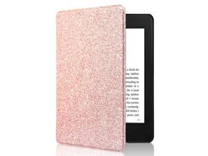 Kindle Paperwhite Case All New PU Leather Smart Cover with Auto Sleep Wake Feature for Kindle Paperwhite 10th Generation 2018 Released Pink Glitter Kindle Paperwhite Case All New PU Leather Smart Cover with Auto Sleep Wake Feature for Kindle Paperwhite 10th Generation 2018 Released Pink Glitter