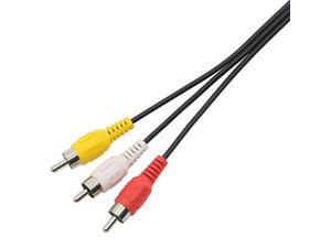 3 RCA Cable Audio Video Composite Male to Male DVD Cable 10 Feet 3 RCA Cable Audio Video Composite Male to Male DVD Cable 10 Feet