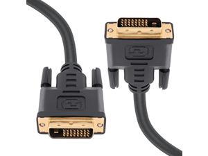 DVI Cable 3ft Dual Link 24+1 Male to Male Digital Video Cable Gold Plated with Ferrite Core Support 2560x1600144Hz for Gaming DVD Laptop HDTV and Projector DVI Cable 3ft Dual Link 24+1 Male to Male Digital Video Cable Gold Plated with Ferrite Core Support 2560x1600144Hz for Gaming DVD Laptop HDTV and Projector