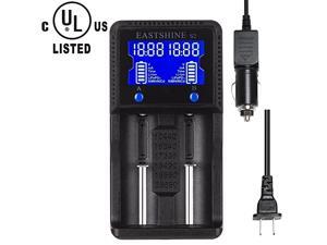 Universal Battery Charger S2 LCD Display Speedy Smart Charger for Rechargeable Batteries NiMH NiCd AA AAA Liion LiFePO4 IMR 10440 14500 16340 18650 RCR123 26650 21700 20700 Car Adapter Universal Battery Charger S2 LCD Display Speedy Smart Charger for Rechargeable Batteries NiMH NiCd AA AAA Liion LiFePO4 IMR 10440 14500 16340 18650 RCR123 26650 21700 20700 Car Adapter