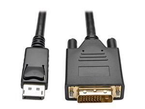 DisplayPort to DVI Active Cable Adapter DP 12 with Latches DP to DVI MM DP2DVI 1080p 6 ft P581006V2Black DisplayPort to DVI Active Cable Adapter DP 12 with Latches DP to DVI MM DP2DVI 1080p 6 ft P581006V2Black