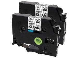Compatible Label Tape Replacement for TZe-131 TZ131 Compatible with Brother P Touch Black on Clear Tape 1/2 Inch 26.2 Feet 2 Pack Compatible Label Tape Replacement for TZe-131 TZ131 Compatible with Brother P Touch Black on Clear Tape 1/2 Inch 26.2 Feet 2 Pack