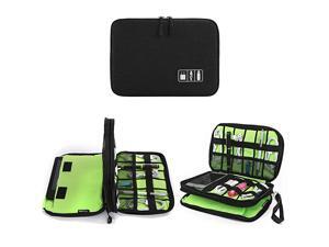 Electronics Organizer Electronic Accessories Cable Organizer Bag Waterproof Travel Cable Storage Bag for Charging Cable Cellphone Mini Tablet Up to 79 and More Black and Green Electronics Organizer Electronic Accessories Cable Organizer Bag Waterproof Travel Cable Storage Bag for Charging Cable Cellphone Mini Tablet Up to 79 and More Black and Green
