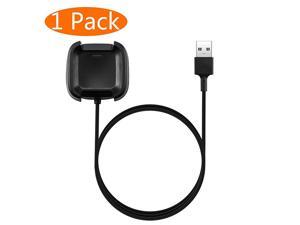 Compatible with Fitbit Versa Charger 1Pack 33ft Replacement USB Charging Cable Cord Charger Cradle Dock Adapter for Fitbit Versa Smart WatchNot for Versa 2