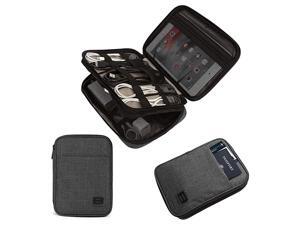 Electronic Organizer Travel Cable Organizer Double Layer Electronics Accessories Cases Portable for Tablet 79 USB Drive Cords Black Electronic Organizer Travel Cable Organizer Double Layer Electronics Accessories Cases Portable for Tablet 79 USB Drive Cords Black