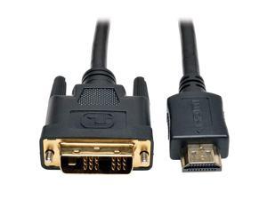 HDMI to DVI Cable, Digital Monitor Adapter Cable (HDMI to DVI-D M/M) 16-ft.(P566-016)