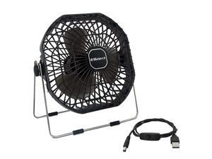 USB Fan 7Inch Frame Mini USB Table Desk Personal Fan Quiet Rotatable Black H1055 USB Fan 7Inch Frame Mini USB Table Desk Personal Fan Quiet Rotatable Black H1055