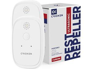 Ultrasonic Mosquito Repellent Odorless NonToxic Portable Pest Control Repeller Anti Insects Bugs Roaches wDragonfly Mode for Indoor and Outdoor Pack of 2 Ultrasonic Mosquito Repellent Odorless NonToxic Portable Pest Control Repeller Anti Insects Bugs Roaches wDragonfly Mode for Indoor and Outdoor Pack of 2