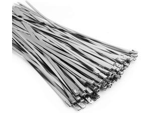 Details about   White and Black Zip Ties Assorted Size 400pcs Nylon White Cable Zip Ties 