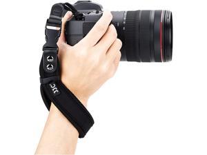 JJC Soft Camera Hand Strap Wrist Strap for Canon Rebel T7 T6 T8i SL3 90D 80D EOS R RP M50 M6 Nikon D3500 D5600 D7500 D750 Z5 Z6 Z7 Z50 Sony A6000 A6100 A6400 A7 A7S A7R A7C Fuji X-T4 X-T30 X-E4 & More