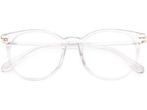 Good Product Outlet Blue Light Blocking Glasses, Retro Round Eyewear Frame Anti Eyestrain Computer Glasses for Women Men - GY1688