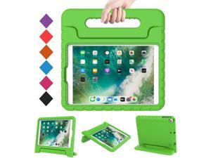 Kids Case for iPad 9.7 Inch 2018/2017,iPad Air 2 - Shockproof Case Light Weight Kids Case Cover Handle Stand Case for iPad 9.7 Inch 2017/2018 (iPad 5th and 6th Generation),iPad Air 2, Green