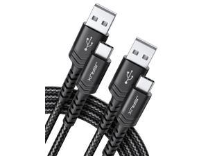 JSAUX USBC to USB A Cable 31A Fast Charging 2Pack 10ft USB Type C Charger Cord Compatible with Samsung Galaxy S10 S9 S8 S20 Plus A51 A12 A11 Note 10 9 8 PS5 Controller USB C ChargerBlack