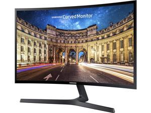 SAMSUNG 23.5 CF396 Curved Computer Monitor, AMD FreeSync for Advanced Gaming, 4ms Response Time, Wide Viewing Angle, Ultra Slim Design, LC24F396FHNXZA, Black