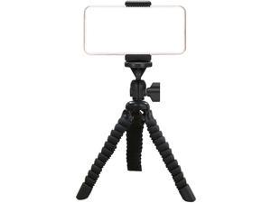 Good Product Outlet Phone Tripod Mount Stand,Small Light Universal for iPhone 13/12/12 Pro/12 Mini /12 Pro Max iPhone 11/11 Pro/11 Pro Max/X Xs XR Xs Max 8 7 Plus 6 6s More Camera Cellphone Black