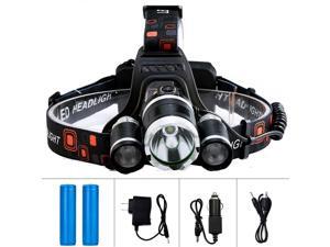 LED Headlamp Flashlight - Rechargeable Waterproof Head Lamp 13000 LUMEN LED Headlamp Flashlight - Rechargeable Waterproof Head Lamp 13000 LUMEN