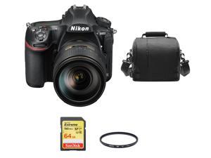 NIKON D850 KIT AF-S 24-120MM F4G ED VR + 64GB SD card + camera Bag + HOYA UX UV 77mm Filter