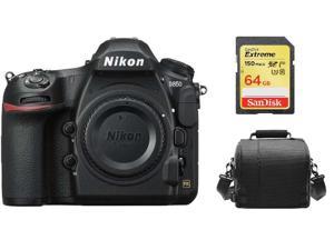 NIKON D850 Body + 64GB SD card + camera Bag