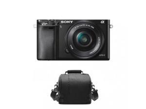 SONY A6000 Black KIT SEL 16-50MM F3.5-5.6 OSS Black + camera Bag SONY A6000 Black KIT SEL 16-50MM F3.5-5.6 OSS Black + camera Bag