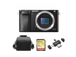 SONY A6000 Body Black + 32GB SD card + camera Bag + Memory Card Reader SONY A6000 Body Black + 32GB SD card + camera Bag + Memory Card Reader