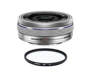 OLYMPUS 14-42MM F3.5-5.6 EZ ED Silver (White Box) + HOYA 37mm PRO 1D Protector OLYMPUS 14-42MM F3.5-5.6 EZ ED Silver (White Box) + HOYA 37mm PRO 1D Protector