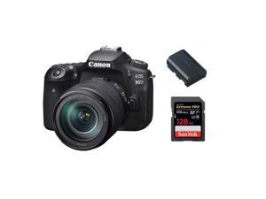 CANON EOS 90D Kit EFS 18135mm F3556 IS USM  SANDISK Extreme Pro 128GB 170MBs SDXC  CANON LPE6N Battery