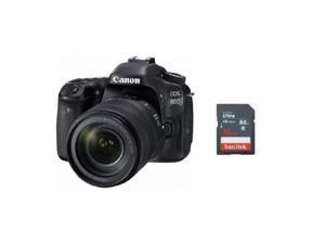 CANON EOS 80D KIT EFS 18135mm F3556 IS USM  16GB SD card