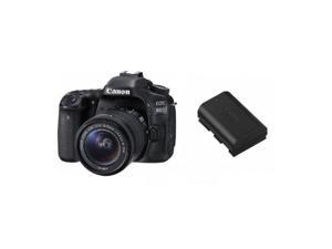 CANON EOS 80D KIT EFS 1855mm F3556 IS STM  CANON LPE6N Battery