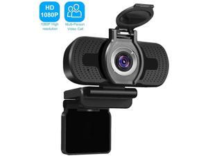 Webcam 1080P HD with Privacy Cover, Desktop or Laptop USB Camera 2MP for Video Calling, Conferencing, Streaming, Recording, Skype, Plug and Play, Built-in Mic, Flexible Adjustable Clip,Wide Angle Webcam 1080P HD with Privacy Cover, Desktop or Laptop USB Camera 2MP for Video Calling, Conferencing, Streaming, Recording, Skype, Plug and Play, Built-in Mic, Flexible Adjustable Clip,Wide Angle
