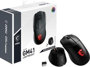 Clutch GM41 Lightweight Wireless Gaming Mouse & Charging Dock 20 000 DPI 60M Omron Switches Fast-Charging 80Hr Battery RGB Mystic Light 6 Programmable Buttons PC/Mac