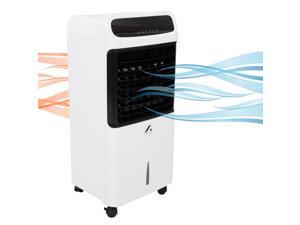 Axel Evaporative Air Cooler 3-in-1 Portable Air Cooling, Fan, Ionizer, with 3 Speeds, 4 Wind Modes, 12 Hour Timer with Remote, 10L Water Tank, 4 Wheels and 2 Ice Boxes (White/Black) Axel Evaporative Air Cooler 3-in-1 Portable Air Cooling, Fan, Ionizer, with 3 Speeds, 4 Wind Modes, 12 Hour Timer with Remote, 10L Water Tank, 4 Wheels and 2 Ice Boxes (White/Black)