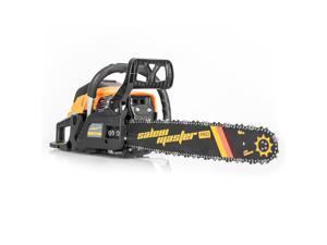 SALEM MASTER 6220G 62CC 2-Cycle Gas Powered Chainsaw, 20-Inch Chainsaw, Handheld Cordless Petrol Gasoline Chain Saw for Farm, Garden and Ranch SALEM MASTER 6220G 62CC 2-Cycle Gas Powered Chainsaw, 20-Inch Chainsaw, Handheld Cordless Petrol Gasoline Chain Saw for Farm, Garden and Ranch