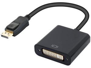 Display-Port to DVI Adapter DP to DVI Converter Male to Female DP Adapter