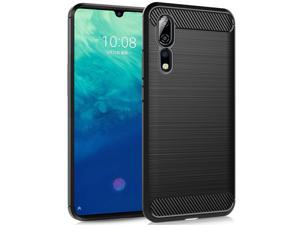 Dzxouui Compatible for ZTE Axon 10 Pro Case,Protective Phone Cover Shockproof Soft TPU Cases for ZTE Axon 10 Pro(DL-Black)