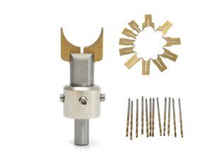 Drillpro 24pcs 6-25mm Alloy Ball Cutter Woodworking Drilling Wooden Beads Drill Rotary Bead Molding Tool Drillpro 24pcs 6-25mm Alloy Ball Cutter Woodworking Drilling Wooden Beads Drill Rotary Bead Molding Tool