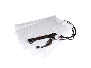 4Pcs Universal Carbon Fiber Car Heated Seat Heater Pad Kit High Low Temp Switch 4Pcs Universal Carbon Fiber Car Heated Seat Heater Pad Kit High Low Temp Switch
