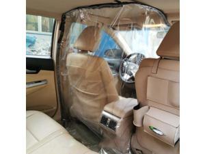 2x 2.2m Car Driver Protector Transparent Isolation Curtain with Double-sided Tape 2x 2.2m Car Driver Protector Transparent Isolation Curtain with Double-sided Tape